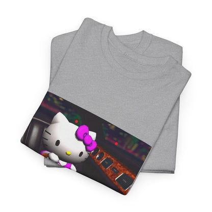 Hello Kitty Pouring Lean In Car Tee