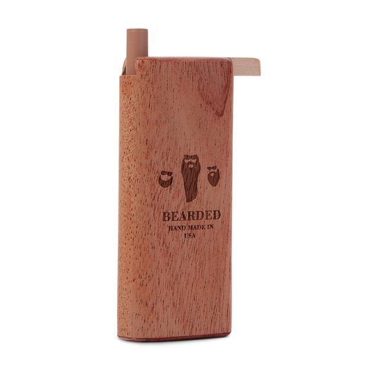 Bearded Distribution Slide-Top Wooden Dugout w/ Metal One-Hitter - USA Made