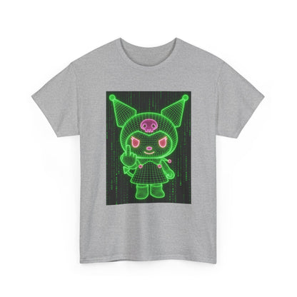 Kuromi Flipping The Bird Matrix Tee