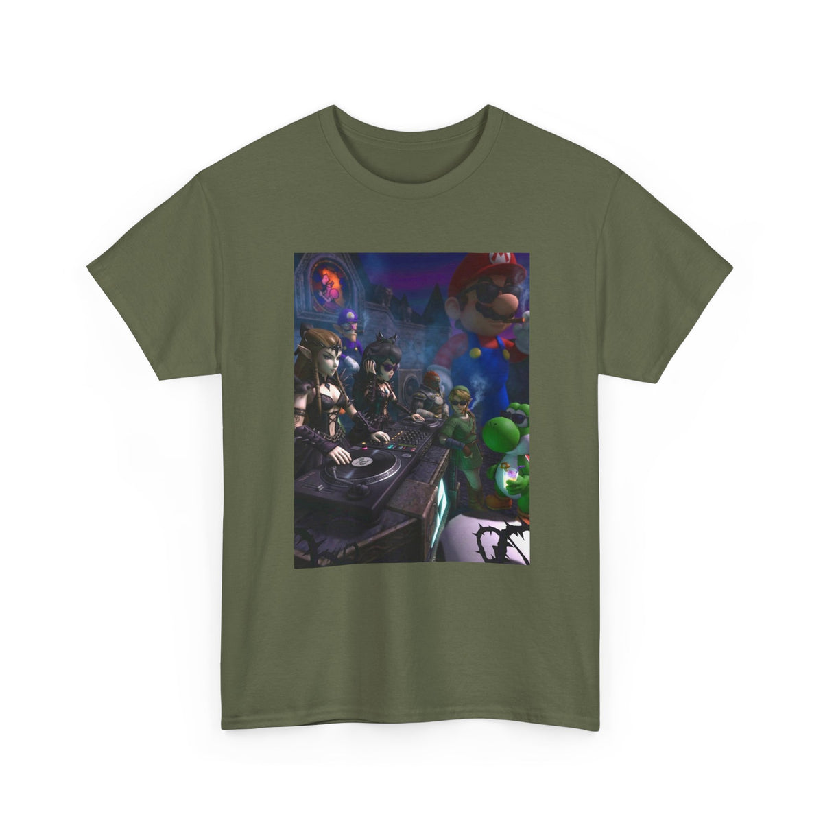 Gothic DJ Party with Mario, Link, Yoshi