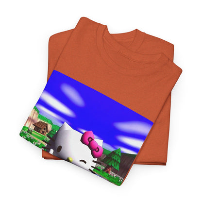 Winking Kitty Flipping The Bird Tee