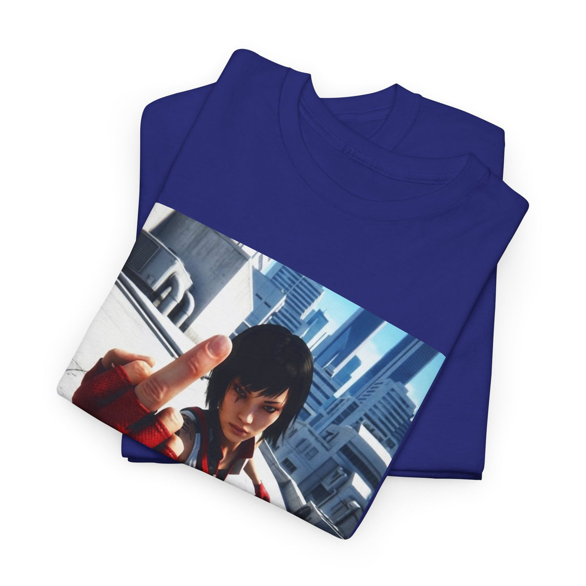 Faith Connors Flipping The Bird Rooftop Tee