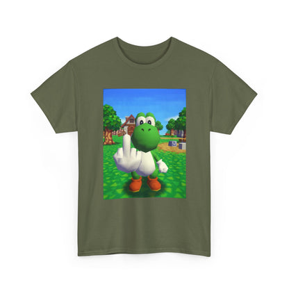 Yoshi Giving The Finger On A Tee
