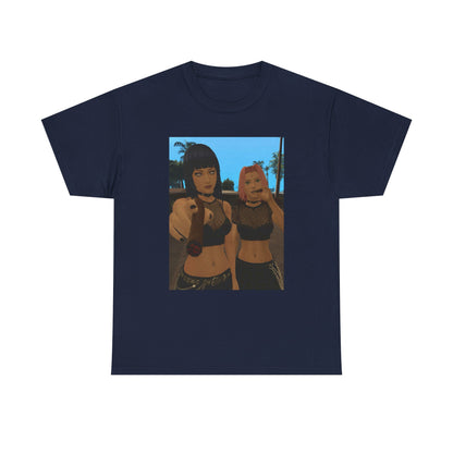 Anime Girls Sharing A Smoke Tee