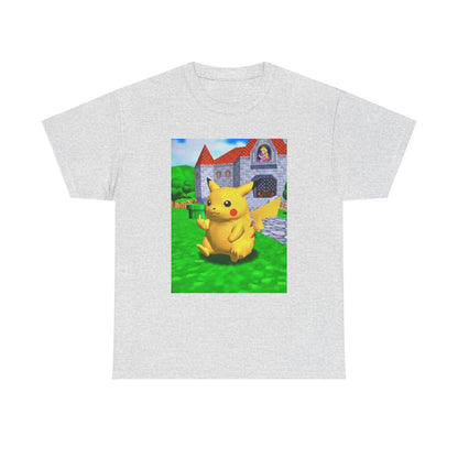 Pikachu Flipping The Bird At Peach's Castle