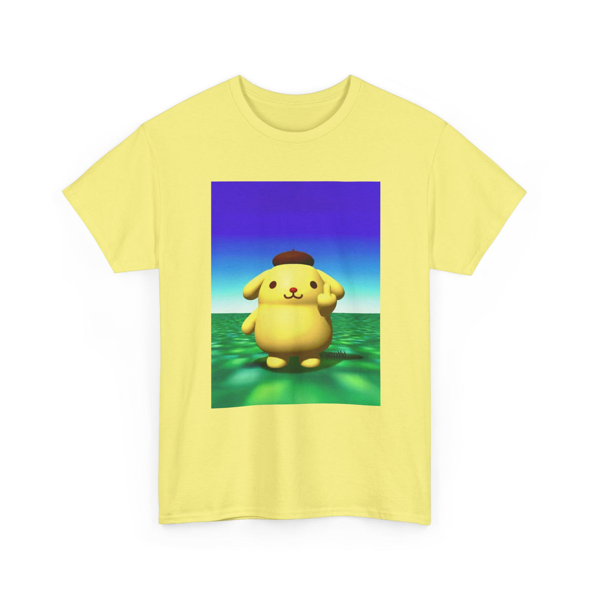 Pompompurin Flipping The Bird Tee