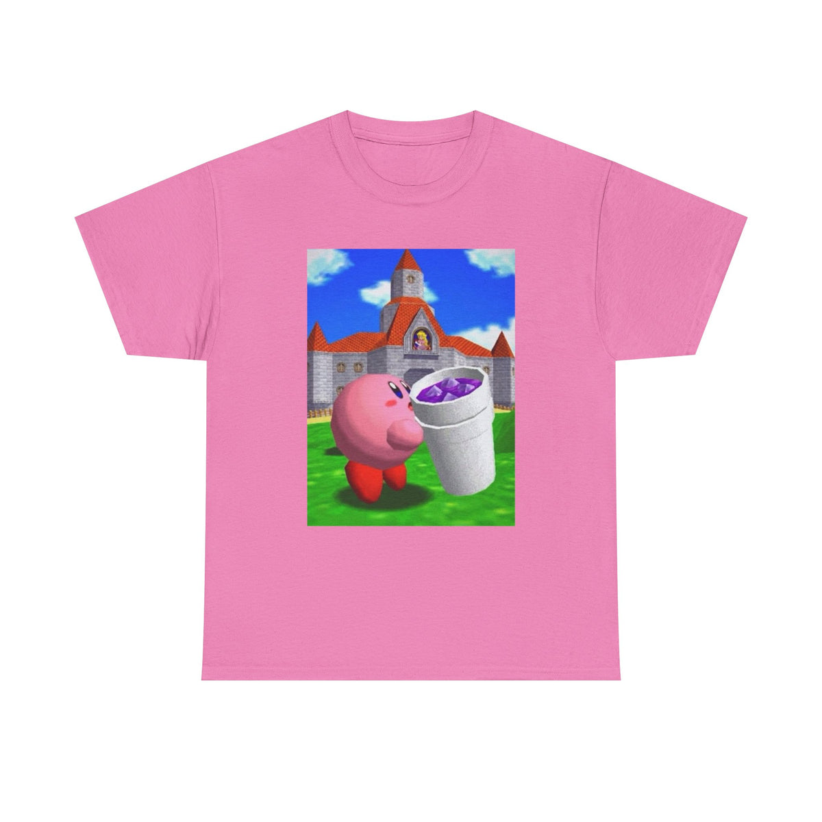 Kirby Sipping Lean At Mushroom Kingdom