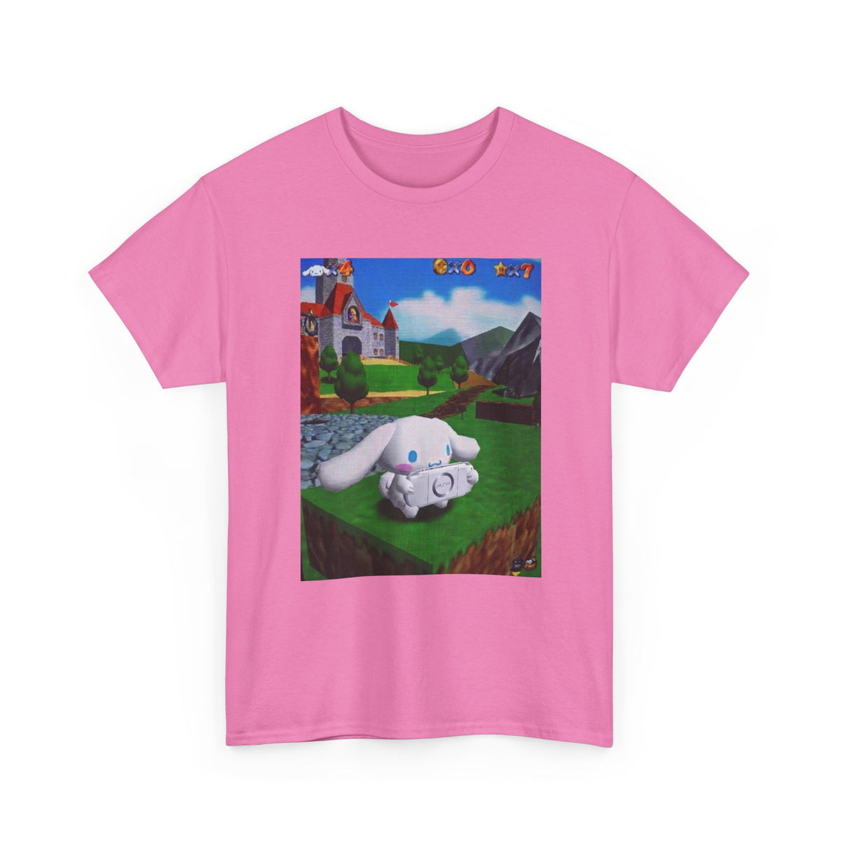 Cinnamoroll Gaming PSP In Castle Courtyard Tee