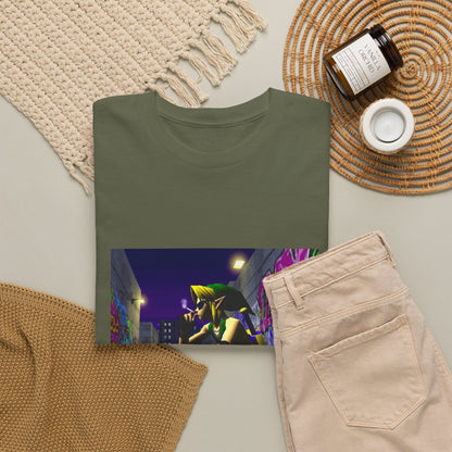 Edgy Link Smoking In Alley Tee