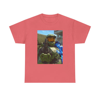 Chief & Cortana Flipping The Bird Tee