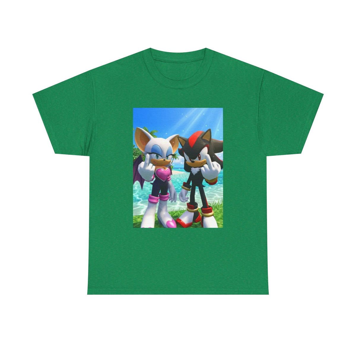 Rouge And Shadow Flipping The Bird Tee (Design 3)