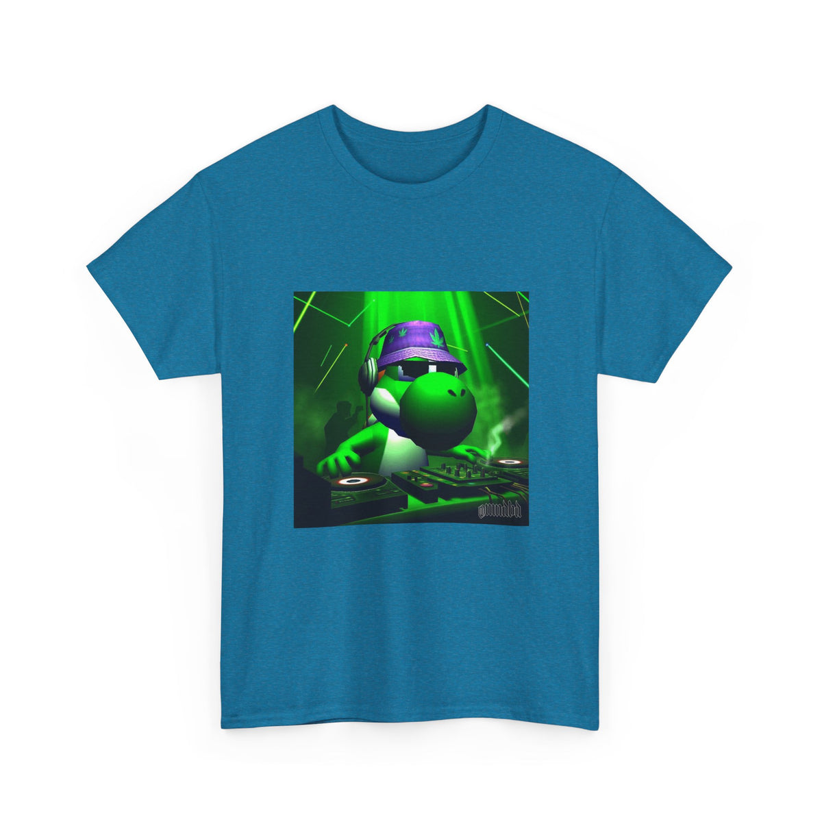Yoshi DJing With Cannabis Bucket Hat Tee
