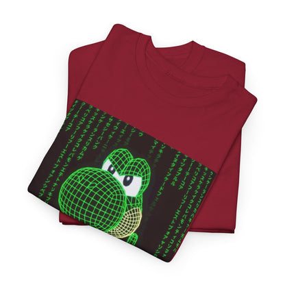 Wireframe Yoshi Flipping The Bird Tee