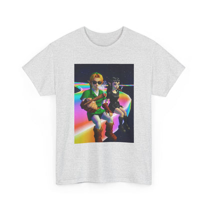 Link And Dark Link Smoking In Space