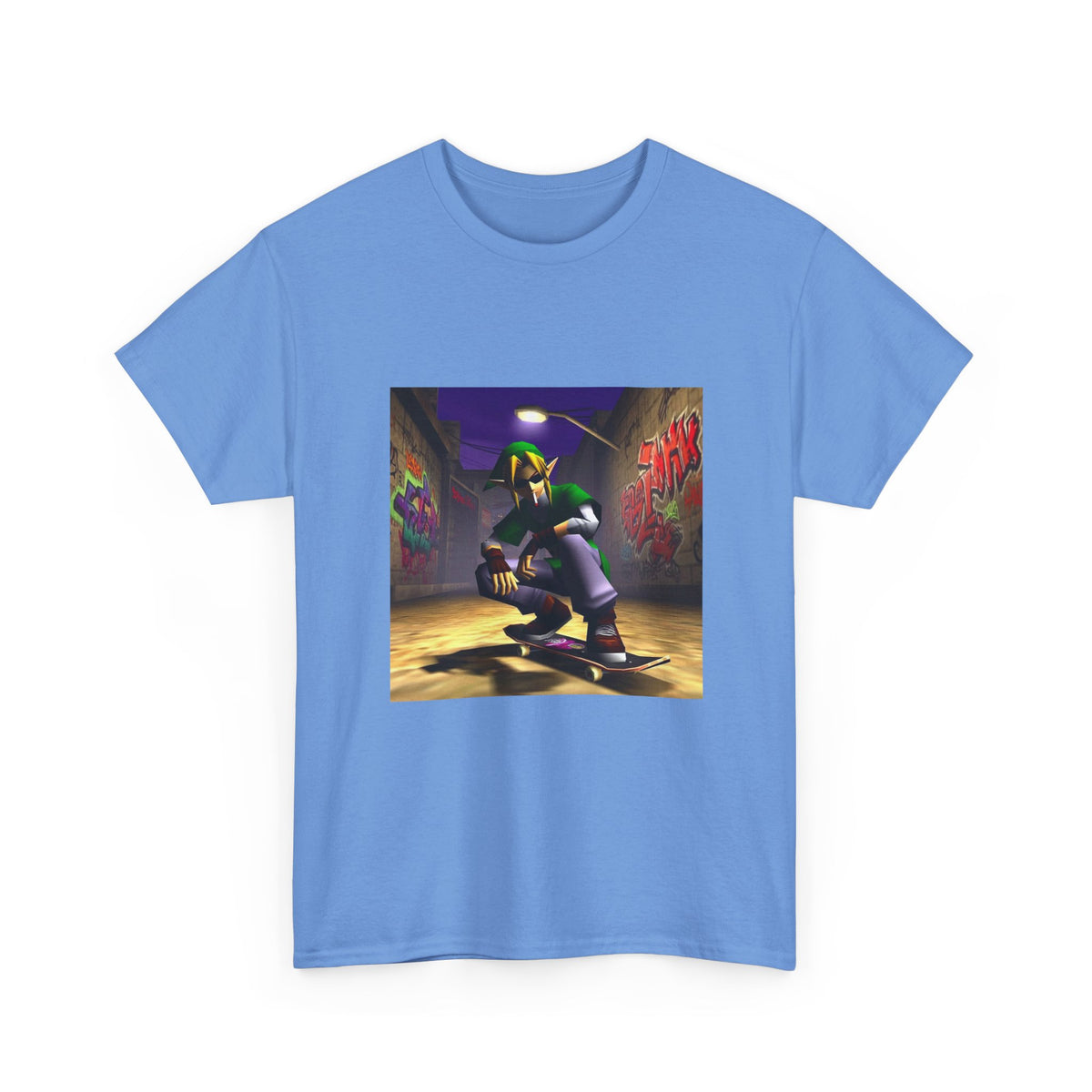Skater Elf Smoking In Alleyway Tee