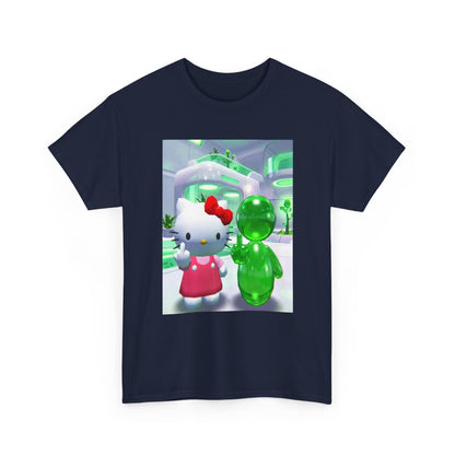 Hello Kitty and Alien Flipping The Bird