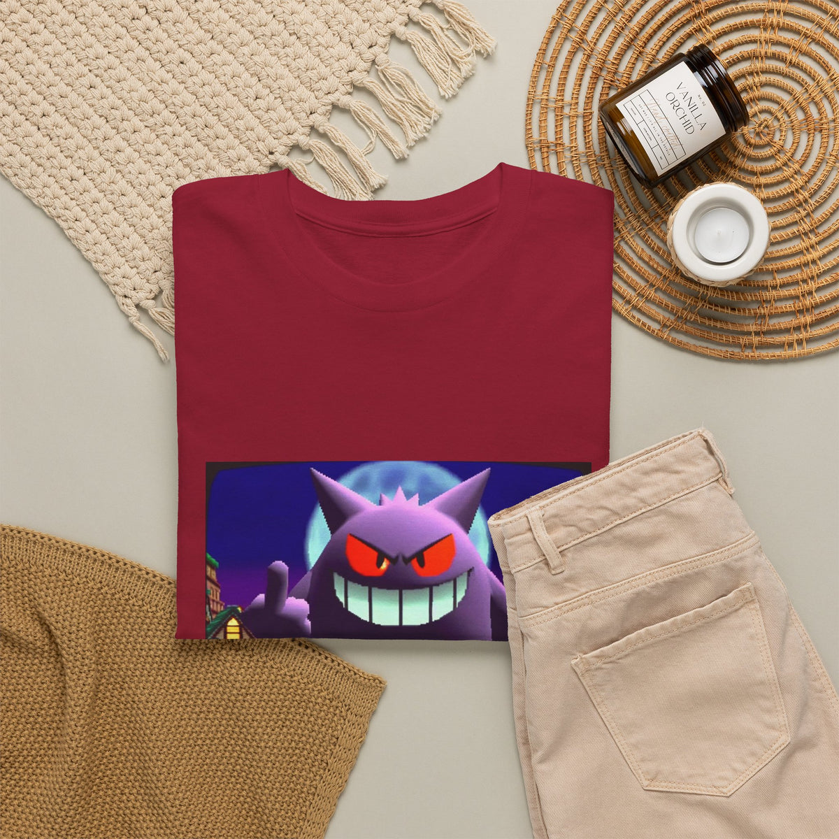 Gengar Flipping Off Villager Tee