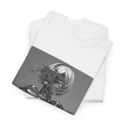Liquid Chrome Abstract Tee