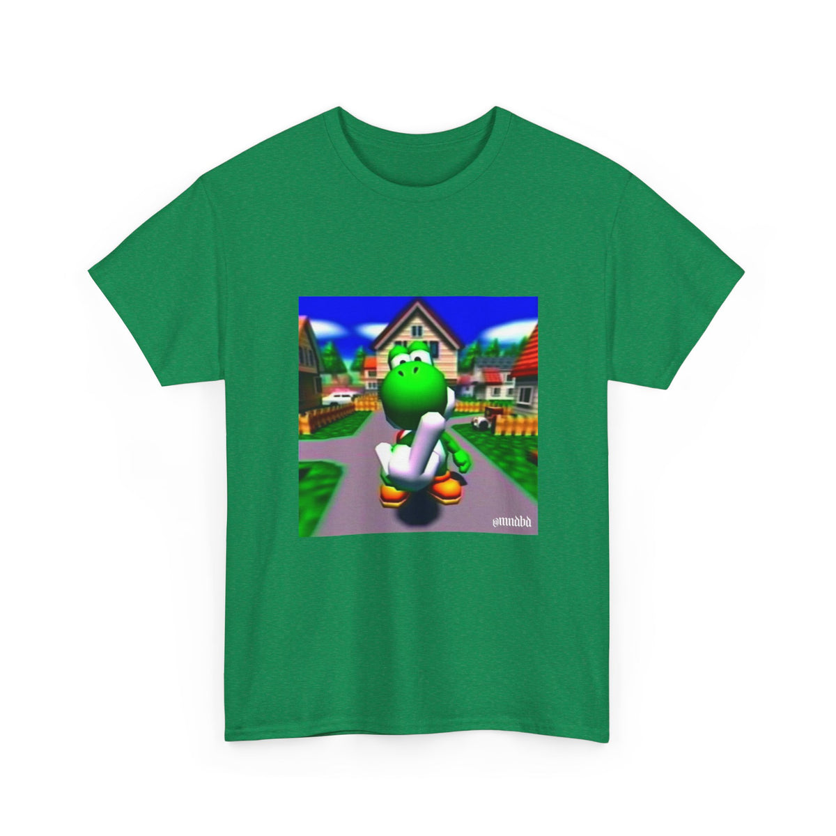 Yoshi Giving The Finger In Neighborhood Tee