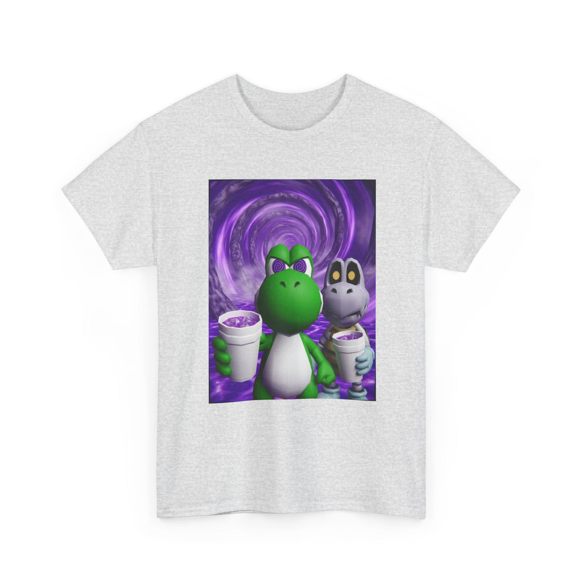 Yoshi And Dry Bones Sippin' Purple