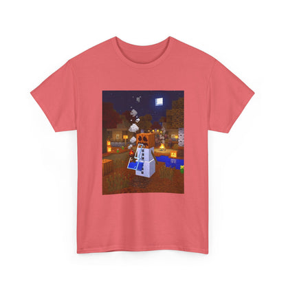 Pumpkin Snow Golem Hitting The Bong Tee