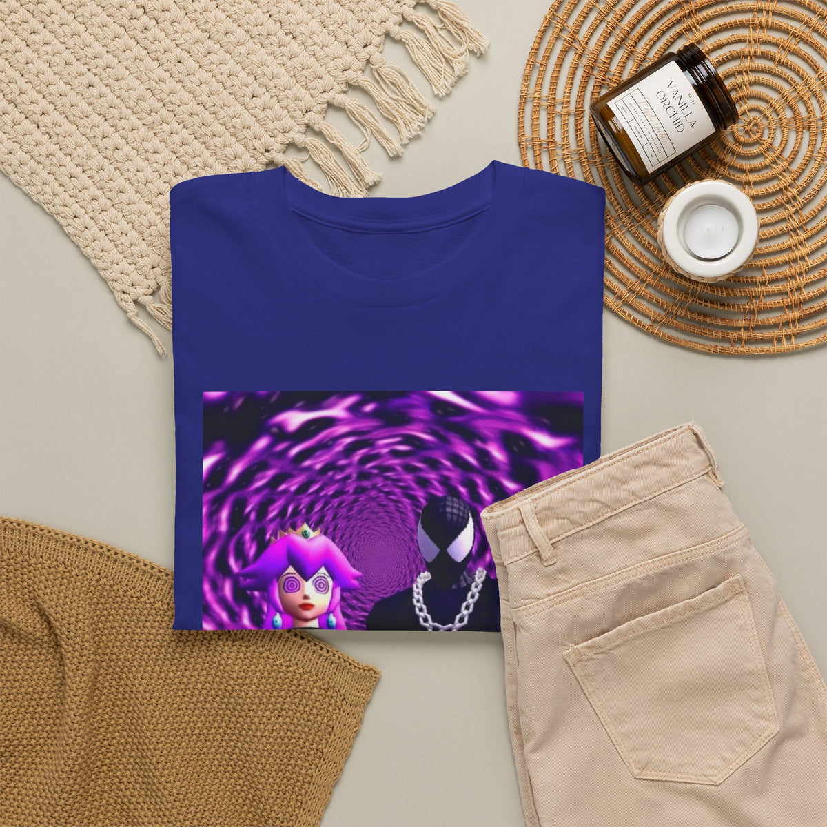 Hypnotized Peach & Sipping Spidey Tee