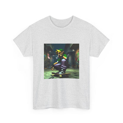 Street Link Smoking On Skateboard Tee