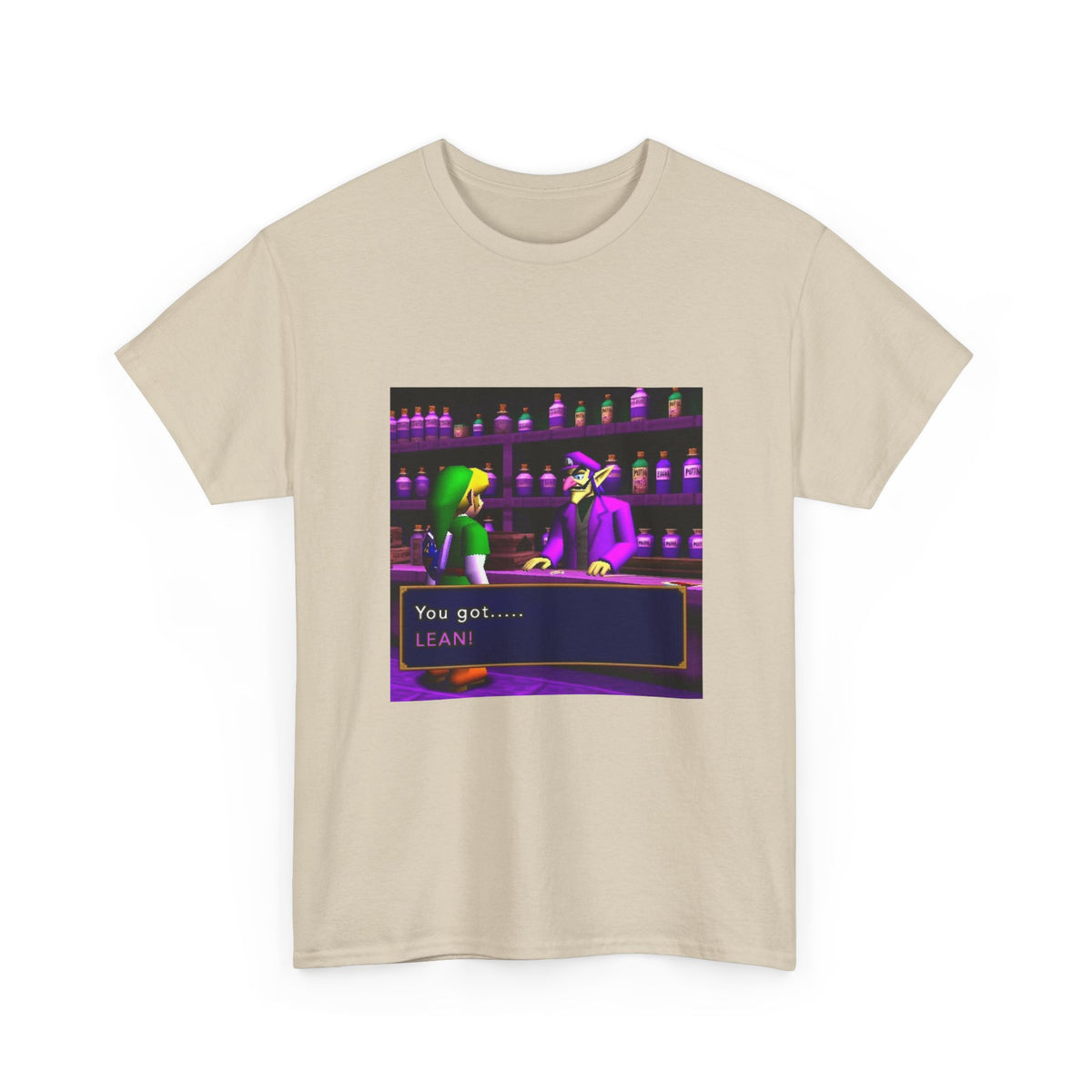 Link Gets Lean From Waluigi Tee