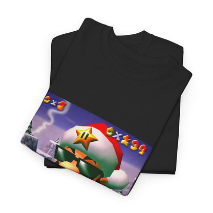 Cool Mario Santa Smoking Cigar Tee