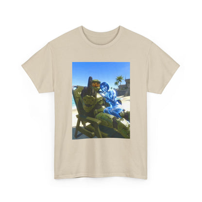 Master Chief And Cortana Chillin' Beach Vibes