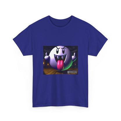 Edgy Ghost Flipping The Bird Tee