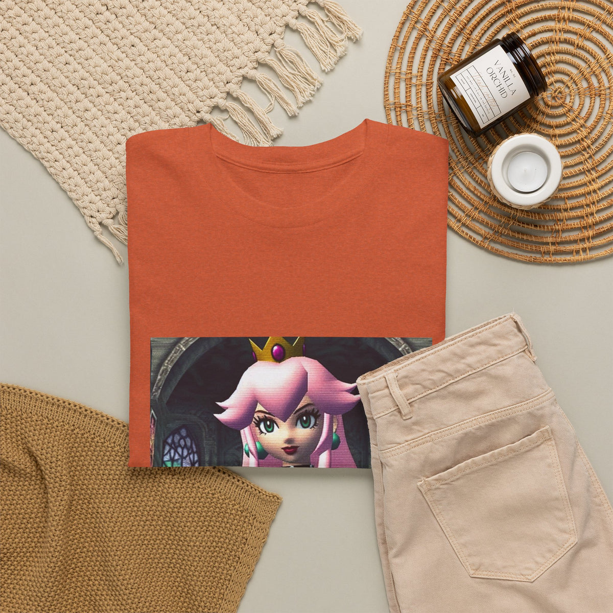 Goth Princess Peach In The Castle Tee