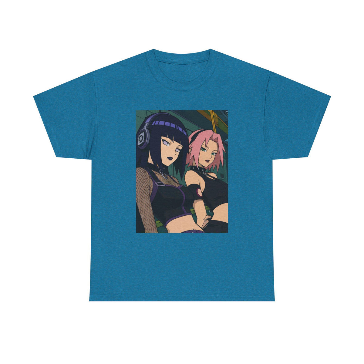 Goth Hinata and Sakura Anime Duo
