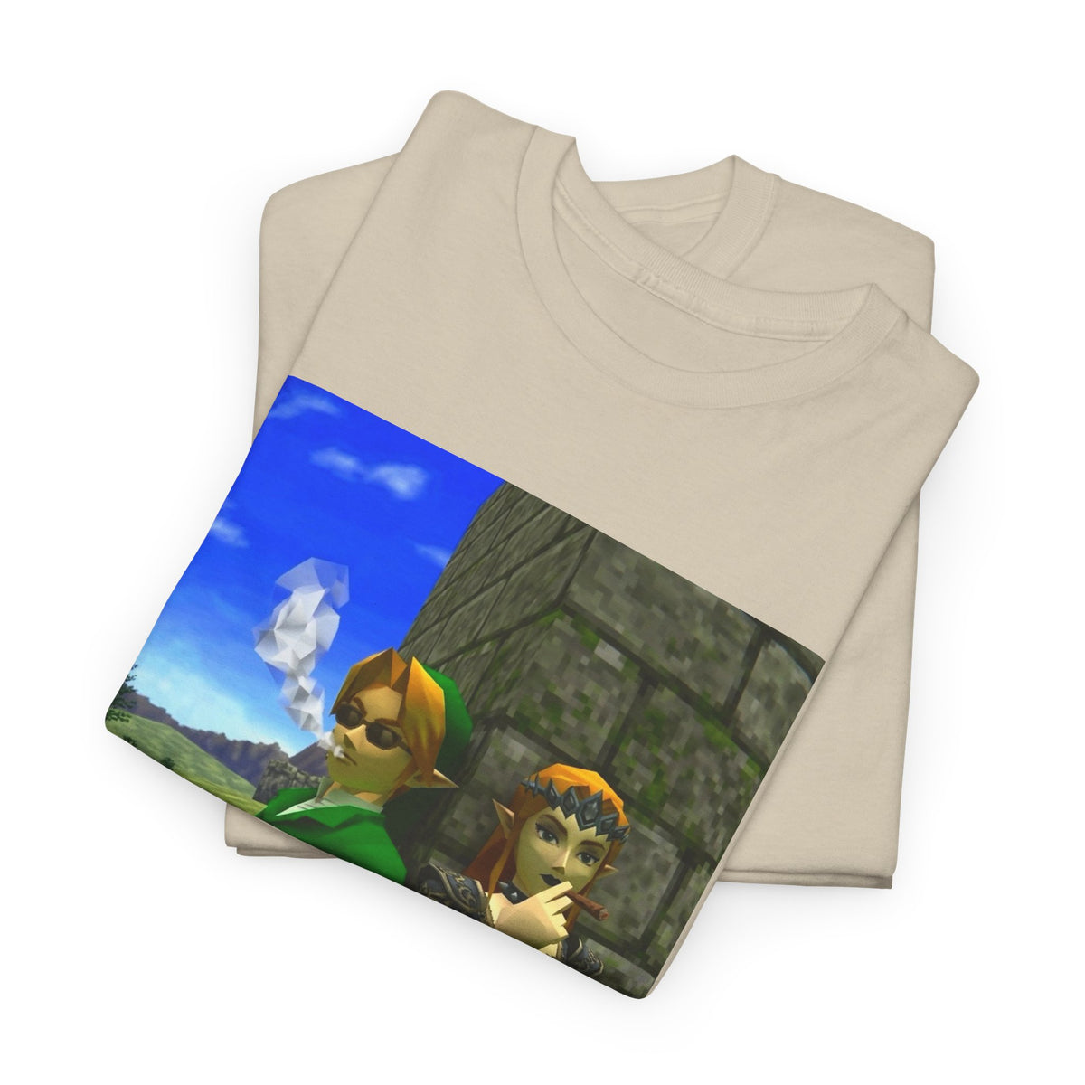 Link And Zelda Smoke Blunts Tee