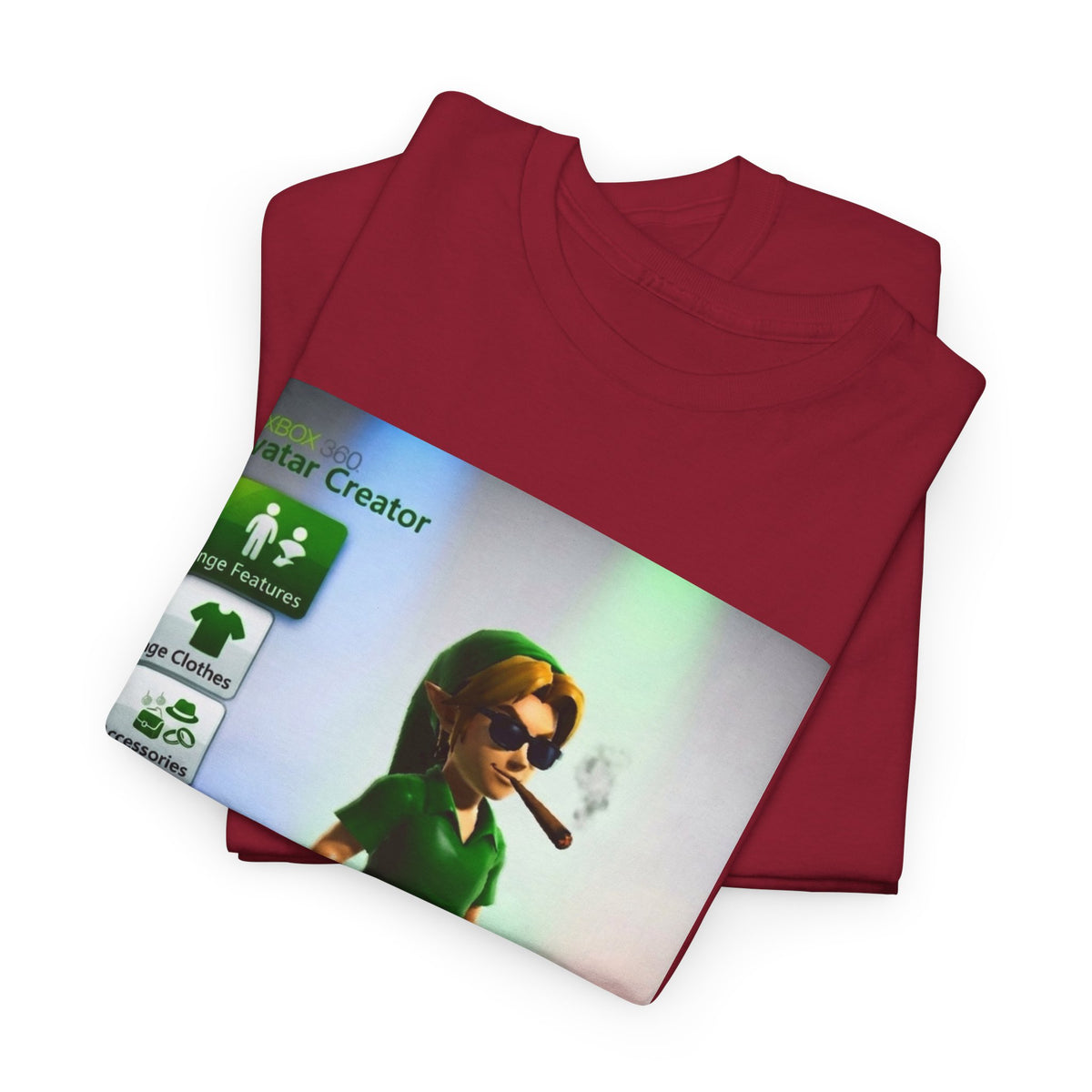 Xbox Avatar Link Smoking Blunt Tee