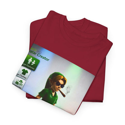 Xbox Avatar Link Smoking Blunt Tee