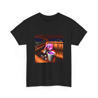 Kirby Sipping Lean In The Car Tee