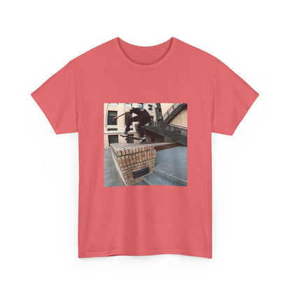 Skater Riding Through Cloud Passage Tee