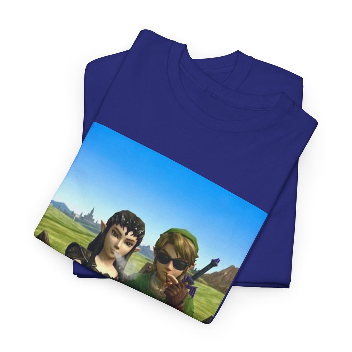 Link And Midna Smoking Blunts Tee