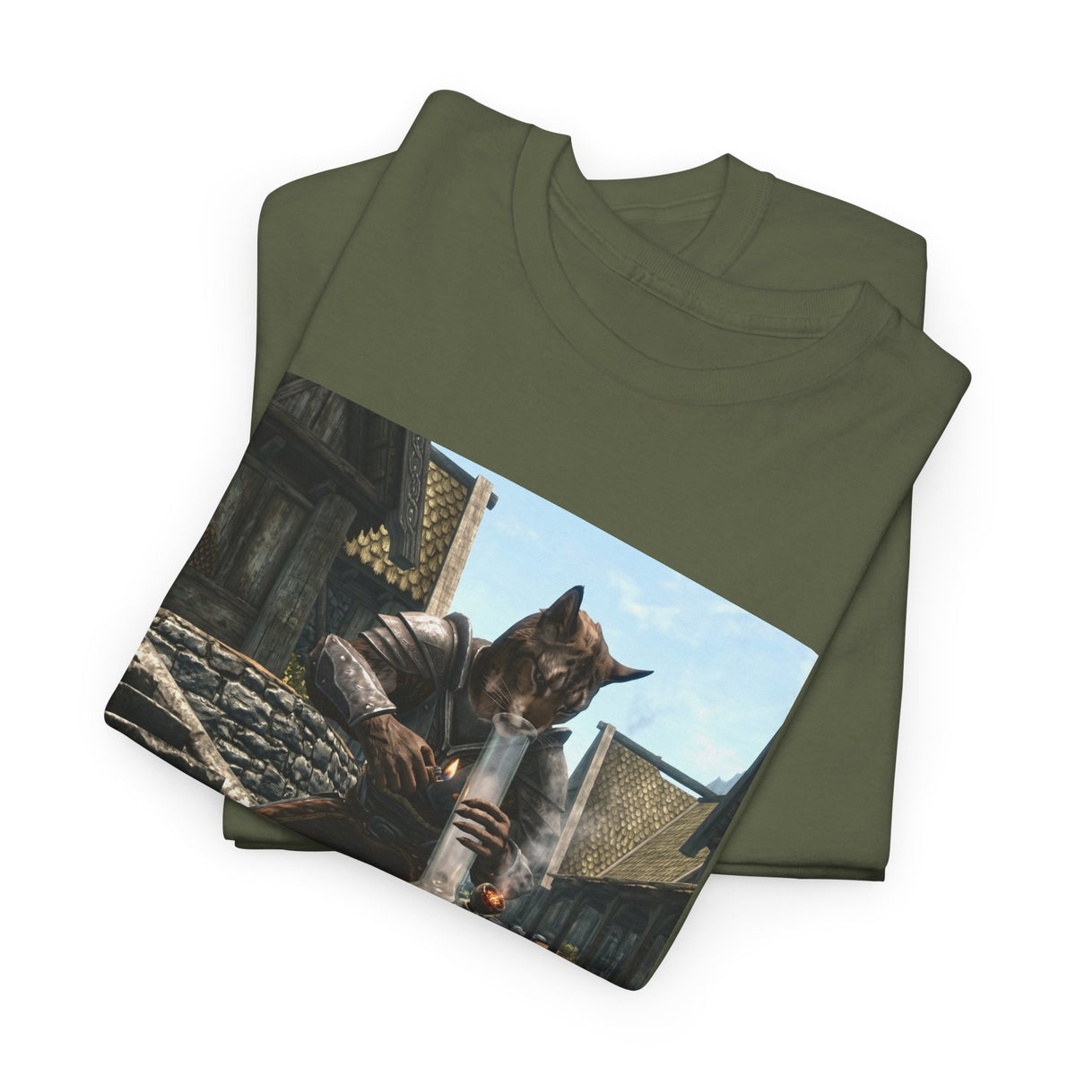 Neon Haze Horizon Graphic Tee