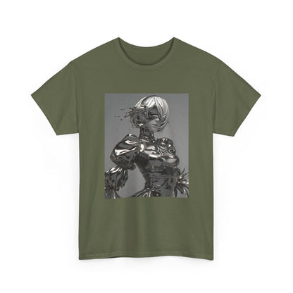 Liquid Chrome Abstract Tee