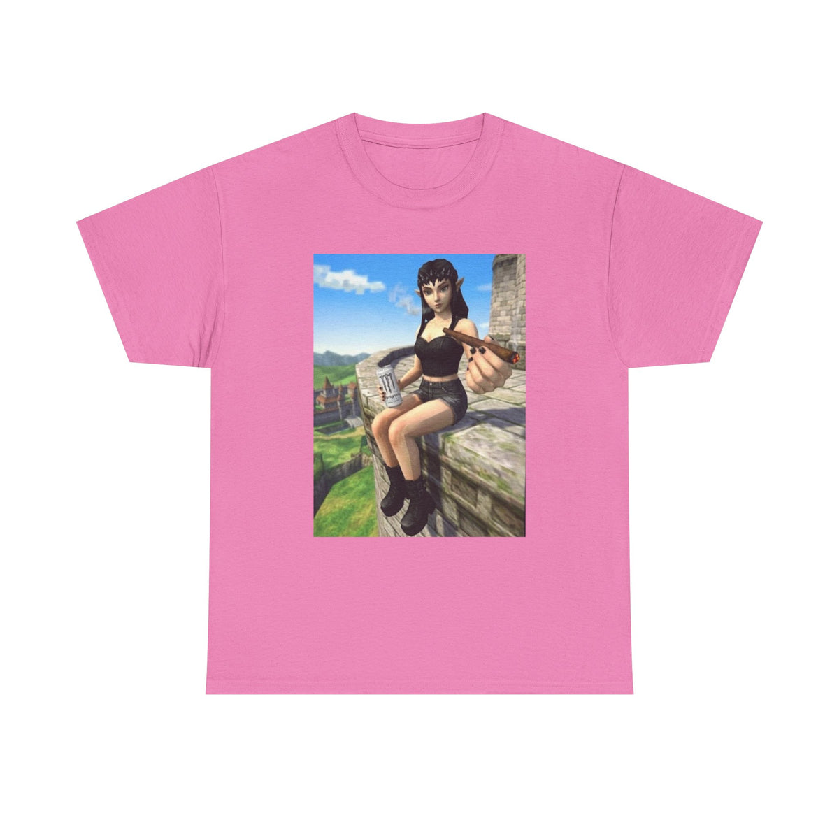 Edgy Elf Offering You A Blunt Tee