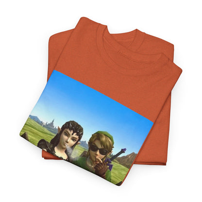 Link And Midna Smoking Blunts Tee