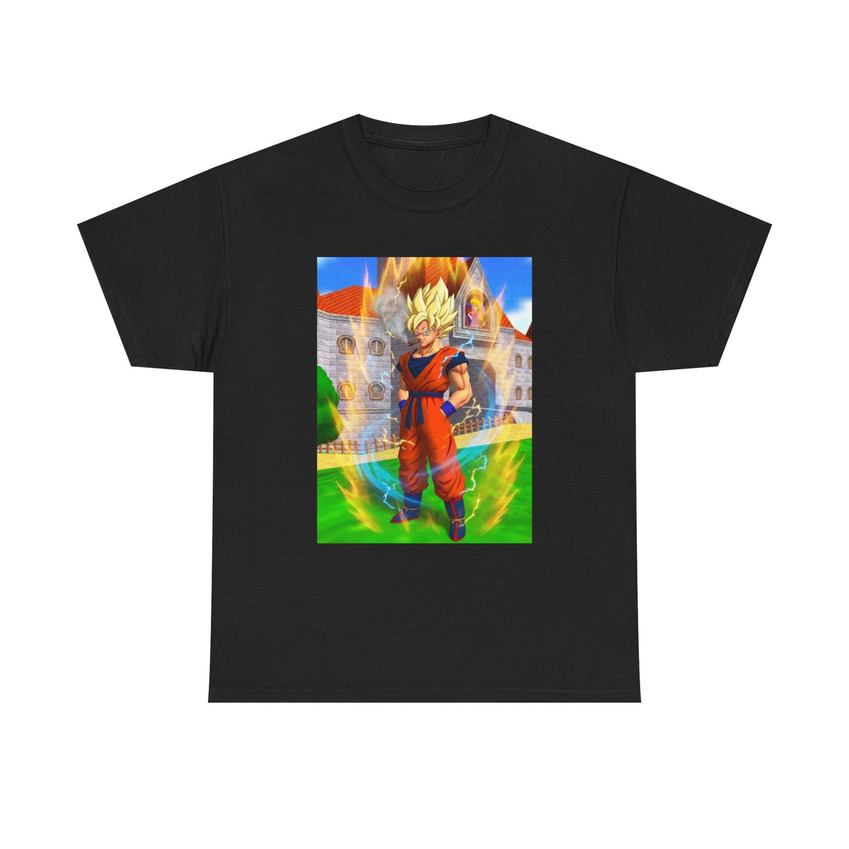 Super Saiyan Smoking A Blunt Tee
