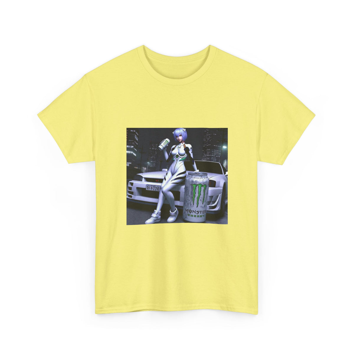 Rei Ayanami And Monster Energy Street Scene