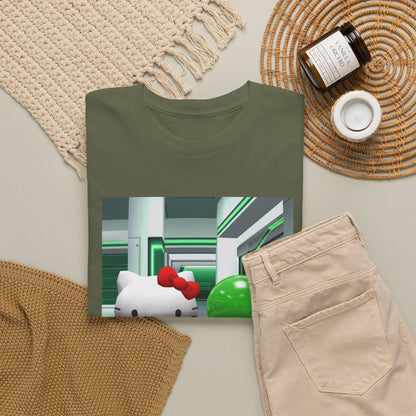 Kitty And Slime Flipping The Bird Tee