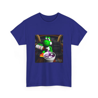 Yoshi Pouring Up Lean In A Car