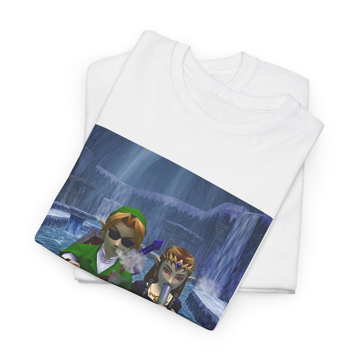 Hyrule Heroes Chilling In Ice Cavern