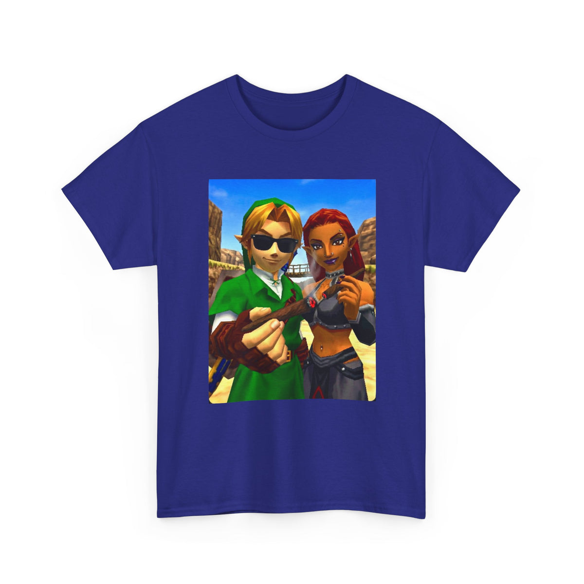 Link And Gerudo Blazing Out West Tee