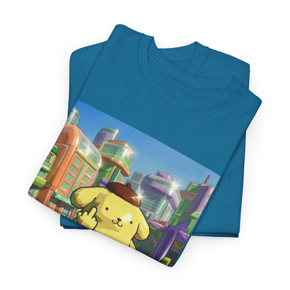 Pompompurin Flipping Bird Skate Park Tee